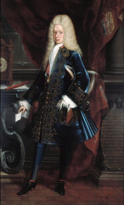 Portrait of the Viceroy Duke of Linares by Juan Rodríguez Juárez