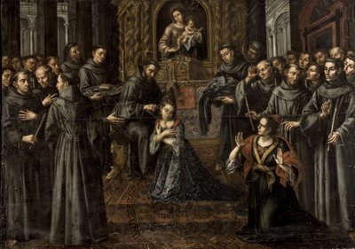 The Profession of Saint Clare by Juan Ruiz Soriano
