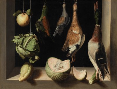 Still Life with Game Fowl by Juan Sanchez Cotan