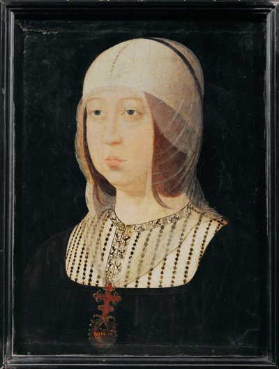 Isabella the Catholic of Castile, Wife of Ferdinand of Aragon by Juan de (attr. to) Flandes