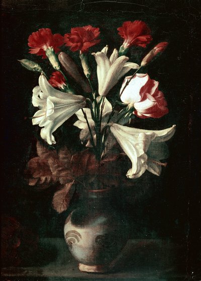 Florero (Gigli and Garofani in a Vase) by Juan de (attr. to) Zurbaran