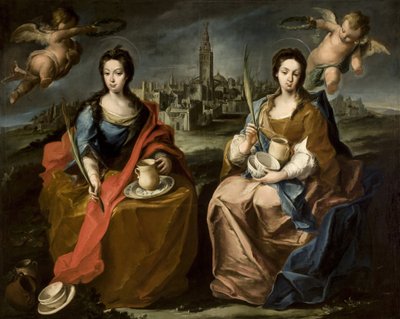 Saints Justa and Rufina by Juan de Espinal by Juan de Espinal