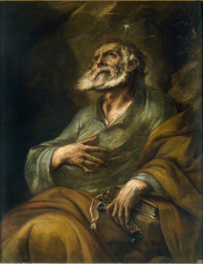 The Penitent Peter by Juan de Valdes Leal