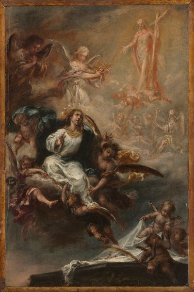 Study for The Assumption of the Virgin for San Augustín, Seville, c. 1670-1672 by Juan de Valdes Leal