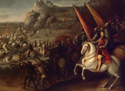 Battle Scene by Juan de la Corte