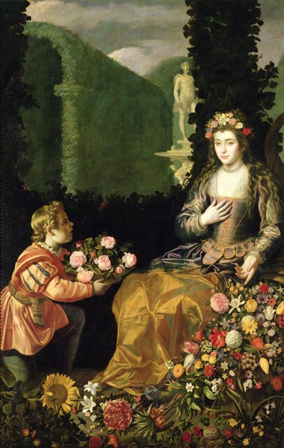 Offering to Flora, 1627 by Juan der Hamen y van León
