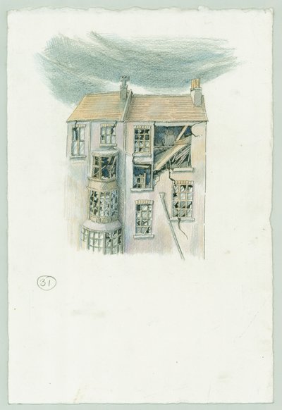 German naval bombardment of Scarborough, North Yorkshire, 1914 2014 by Judith Dobie