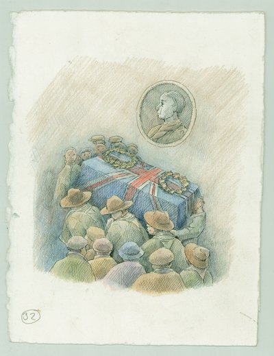 German Naval Bombardment of Scarborough, North Yorkshire by Judith Dobie