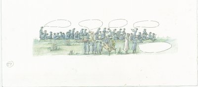German naval bombardment of Scarborough, North Yorkshire by Judith Dobie