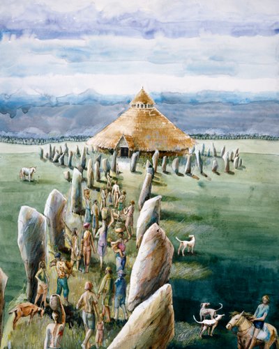 The Sanctuary, Avebury by Judith Dobie