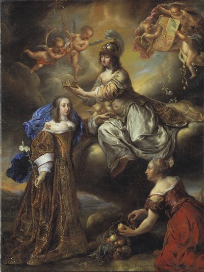 Allegory of Queen Hedvig Eleonora as Minerva by Jürgen Ovens