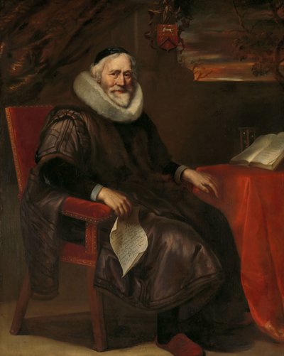 Cornelis Nuyts (1574-1661), Amsterdam Merchant by Jürgen Ovens