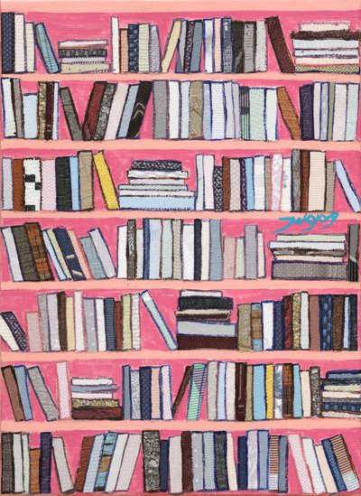 Colorful Book Shelves by Jukyong Park