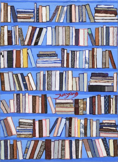 Colorful Bookshelf Collection by Jukyong Park