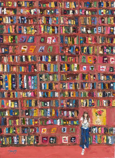 Colorful Bookshelf Reader by Jukyong Park