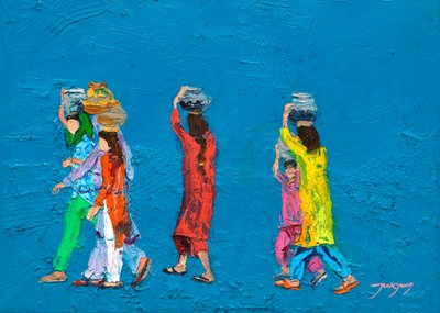 Colorful Water Carriers by Jukyong Park