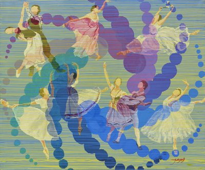 Graceful Ballet Dancers by Jukyong Park