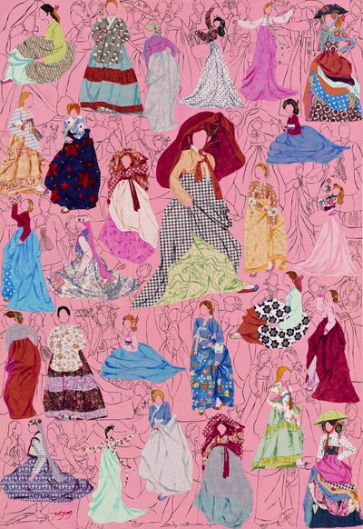 Korean Fashion Collage by Jukyong Park