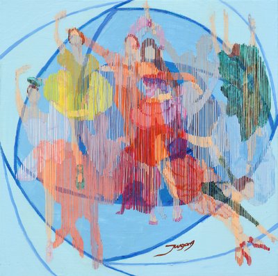 Rhythmic Ballet Dancers by Jukyong Park