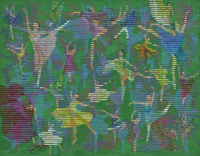 Vibrant Ballet Dancers by Jukyong Park