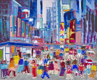 Vibrant City Street by Jukyong Park