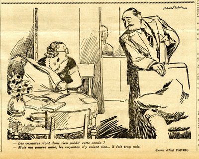 Candide, Satirical in B&W by Jules Abel Faivre