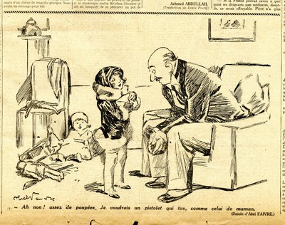 Candide, Satirical in B & W by Jules Abel Faivre