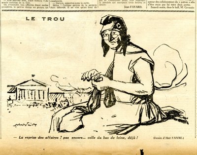Candide, Satirical in B & W by Jules Abel Faivre