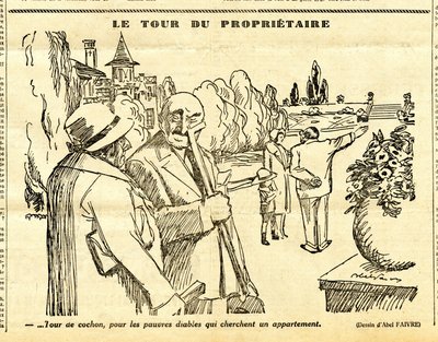 Candide, Satirical in B & W by Jules Abel Faivre