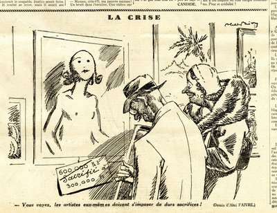 Candide, Satirical in B&W by Jules Abel Faivre