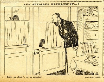 Candide, Satirical in B&W by Jules Abel Faivre