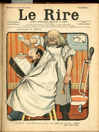 Cover of Le Rire, number 278, Satirical in Colors by Jules Abel Faivre