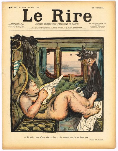 Cover of The Laughter, Satirical in Colors by Jules Abel Faivre
