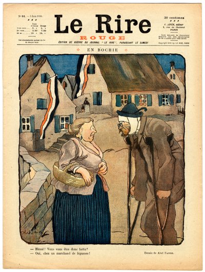 Cover of The Red Laughter, Satirical in Colors by Jules Abel Faivre