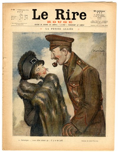 Cover of The Red Laughter, Satirical in Colors by Jules Abel Faivre