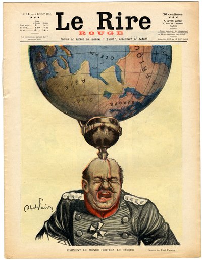 Cover of The Red Laughter, Satirical in Colors by Jules Abel Faivre