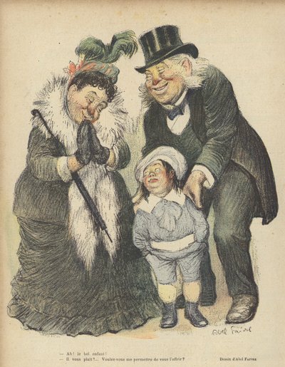 Illustration for Le Rire by Jules Abel Faivre