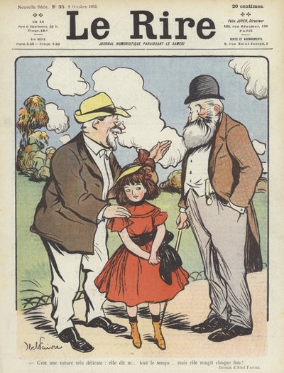 Illustration for Le Rire by Jules Abel Faivre