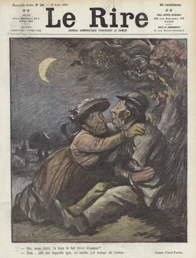Illustration for Le Rire by Jules Abel Faivre