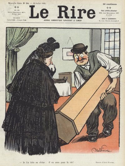 Illustration for Le Rire by Jules Abel Faivre
