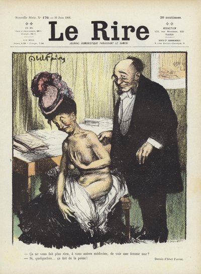 Illustration for Le Rire by Jules Abel Faivre