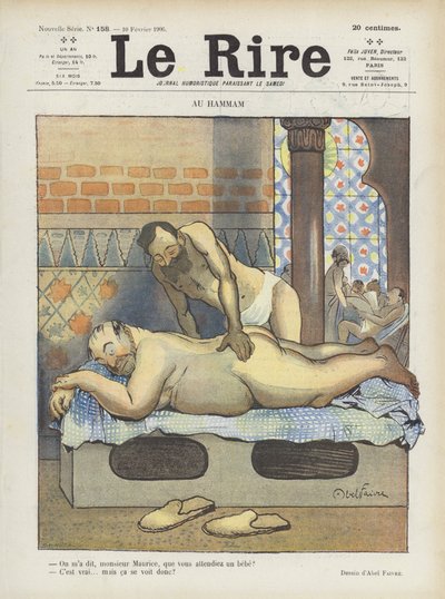 Illustration for Le Rire by Jules Abel Faivre