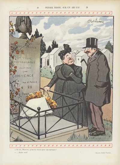 Illustration for Le Rire by Jules Abel Faivre