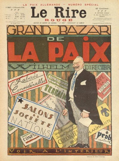 The Great Peace Bazaar, Cover of Le Rire by Jules Abel Faivre