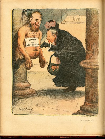 The Laughter, number 276, Satirical in Colours by Jules Abel Faivre