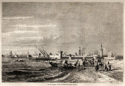 View of Essaouira (formerly Mogador) by Jules Achille Noel