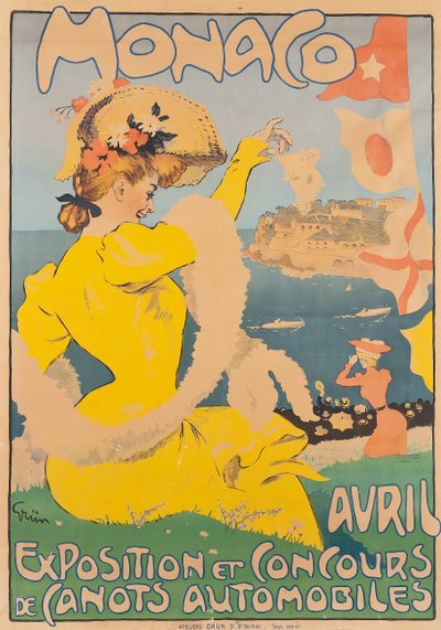 Monaco by Jules Alexandre Gruen or Grun