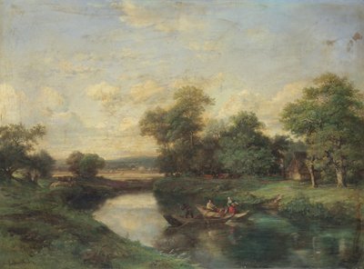 Landscape at the Edge of a River by Jules Andre