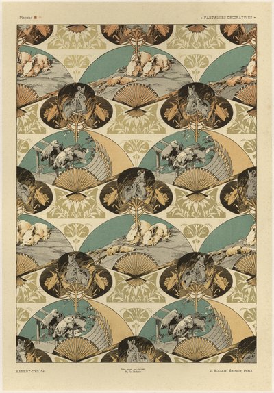 Fans, plate 14 from 