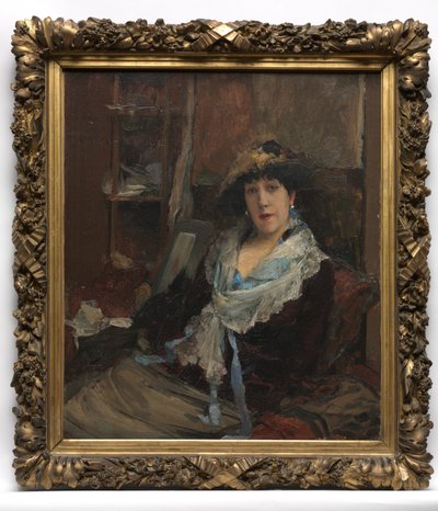 Marie Samary of the Odéon Theater by Jules Bastien Lepage